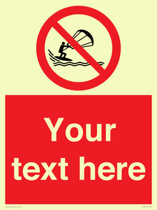 Custom No kite surfing